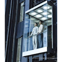 Square Panoramic Elevator with Glass Lift Cabin (XNG-009)